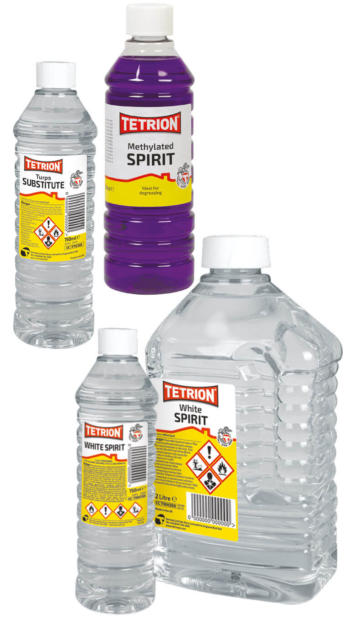 Turps Substitute, White Spirit & Methylated Spirit
