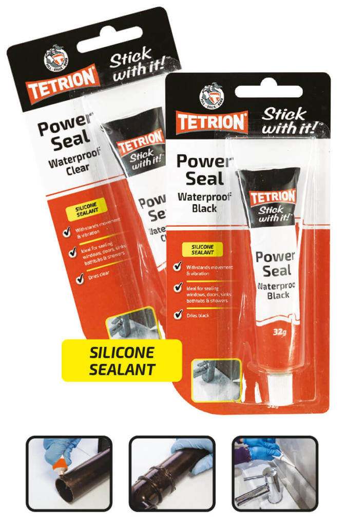 Tetrion Powerseal Clear & Black